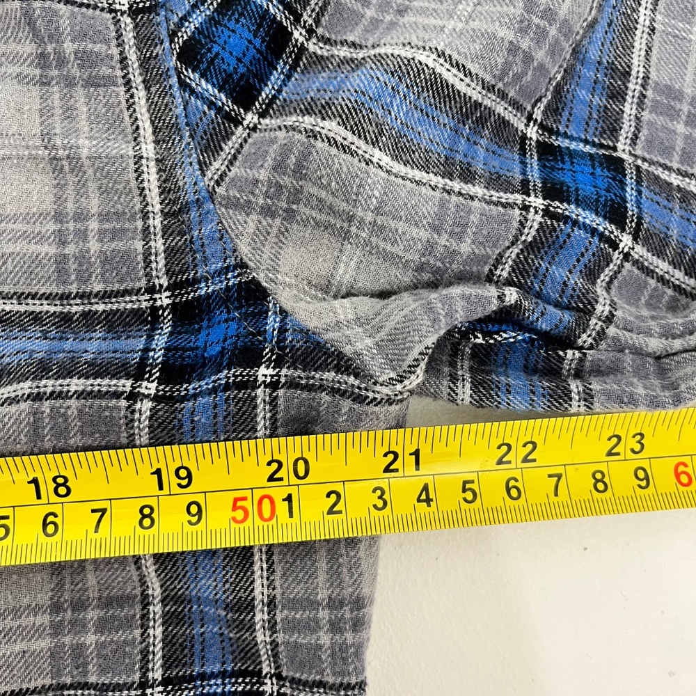 Vintage Wrangler Mens Wrancher Shirt Multicolor Plaid Western Snap Pockets‎ - Picture 8 of 9